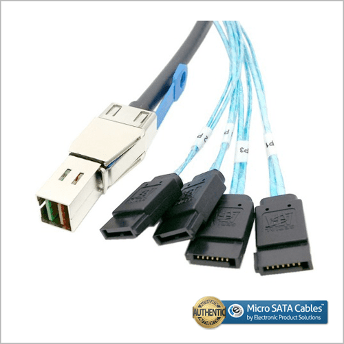 External Mini-SAS HD SFF-8644 to Mini-SAS SFF-8470 Cable 2 Meter 